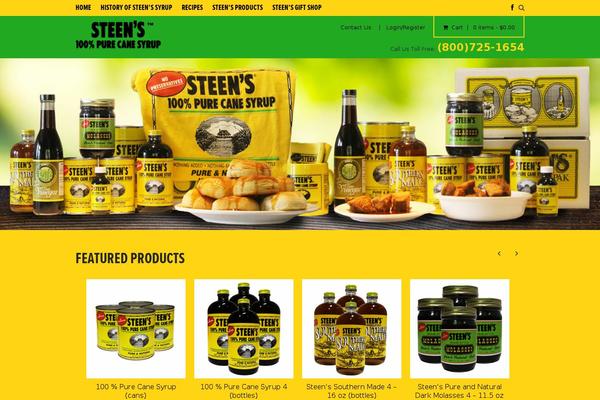 steensyrup.com site used Steen
