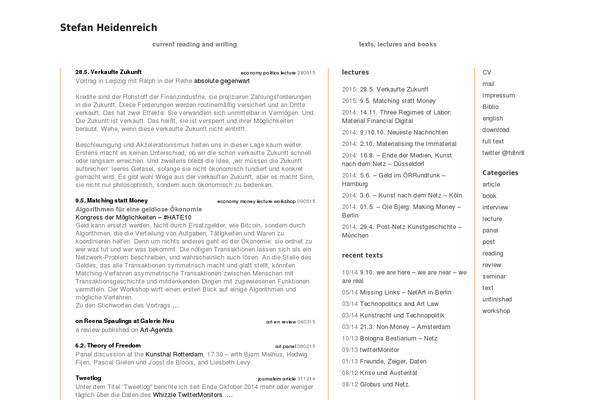 stefanheidenreich.de site used Archive03