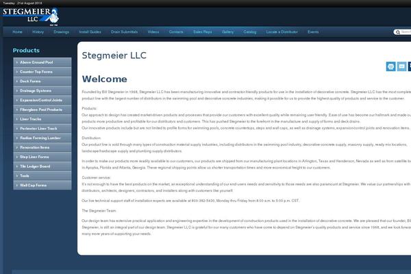 stegmeier.com site used Custom-stegmeier