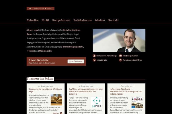 WordPress website example screenshot