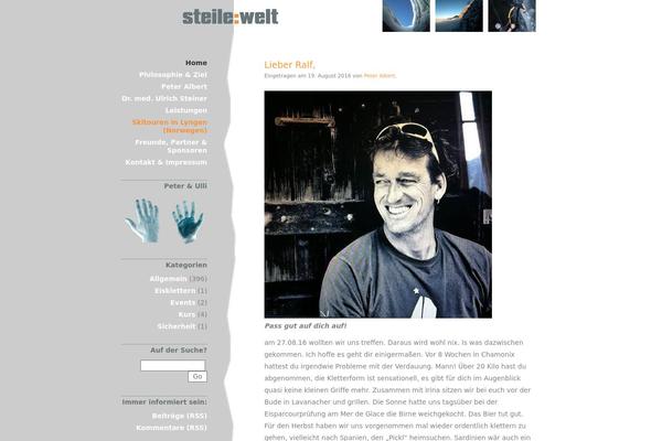 WordPress website example screenshot