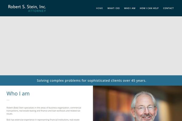 WordPress website example screenshot