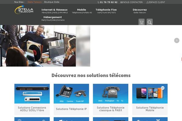 stella-telecom.fr site used Celeste-child