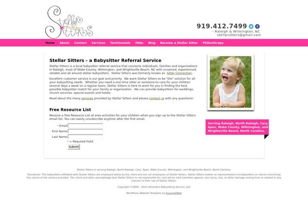 Astra theme site design template sample