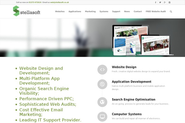 WordPress website example screenshot
