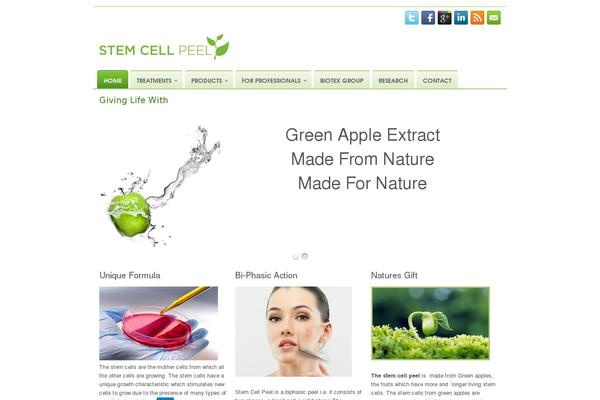 stemcellpeel.com site used Healthmag