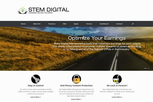 WordPress website example screenshot