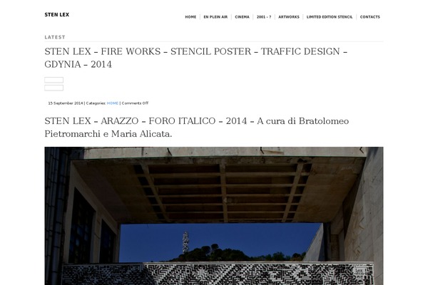 WordPress website example screenshot