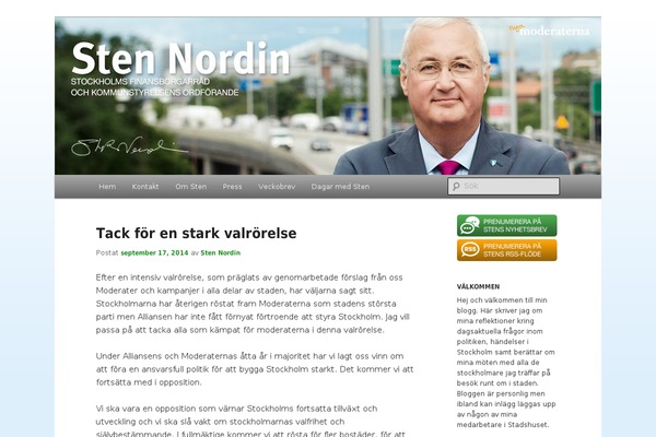 WordPress website example screenshot