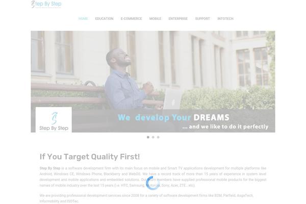 Koncrete theme site design template sample