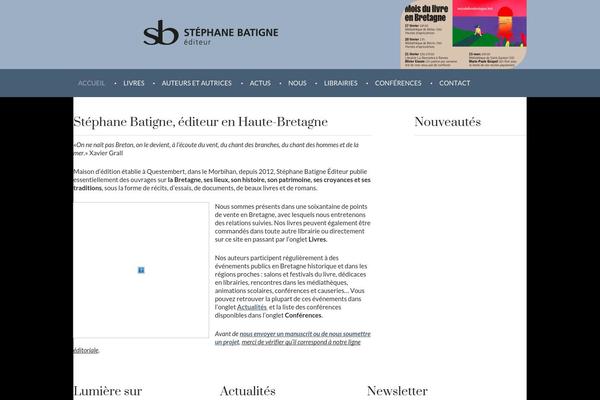 stephanebatigne.com site used Maison-edition