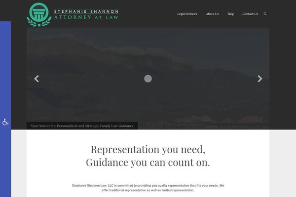 WordPress website example screenshot