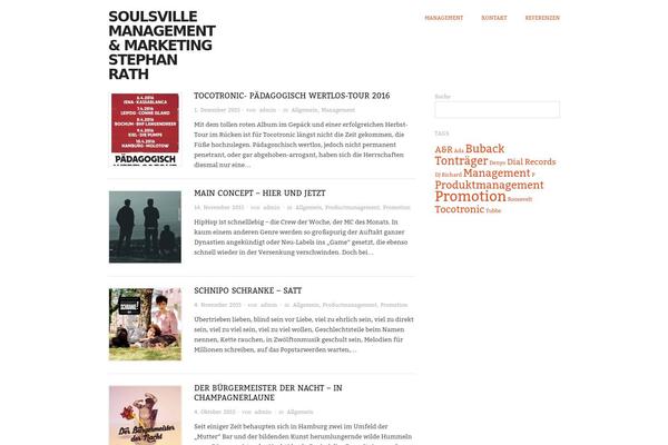 WordPress website example screenshot
