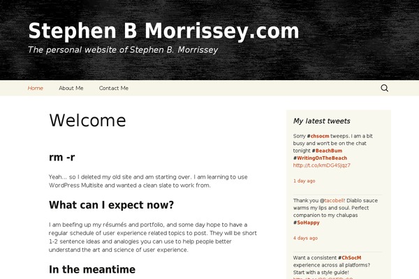 Biography theme site design template sample