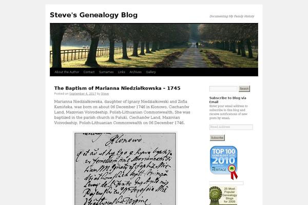 Site using Genealogical-tree-pro plugin