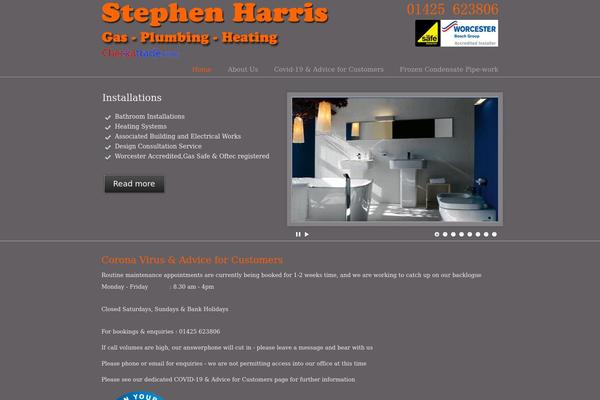WordPress website example screenshot