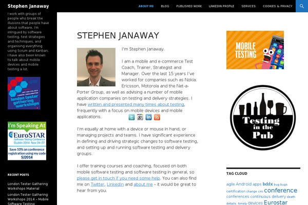 WordPress website example screenshot