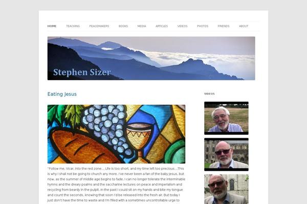 Twenty Twelve theme site design template sample