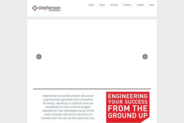 stephenson-eng.com site used Stephenson-eng