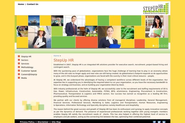 stepuphr theme websites examples