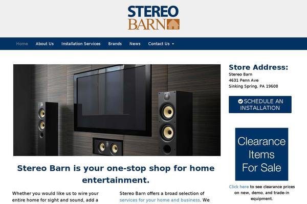 Storefront theme site design template sample