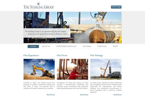 Sterling theme site design template sample