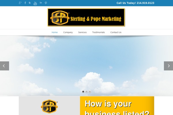 WordPress website example screenshot