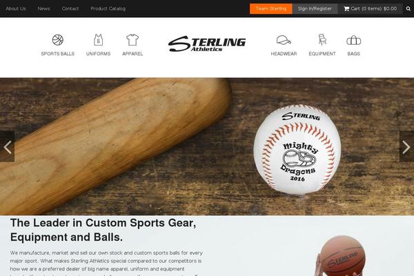 Sterling theme site design template sample