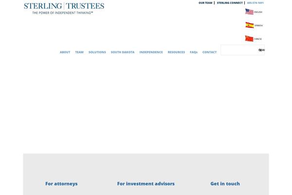 sterlingtrustees.com site used Wp-trust-child