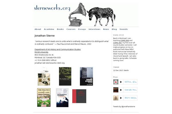 sterneworks.org site used Sterneworks-custom-theme
