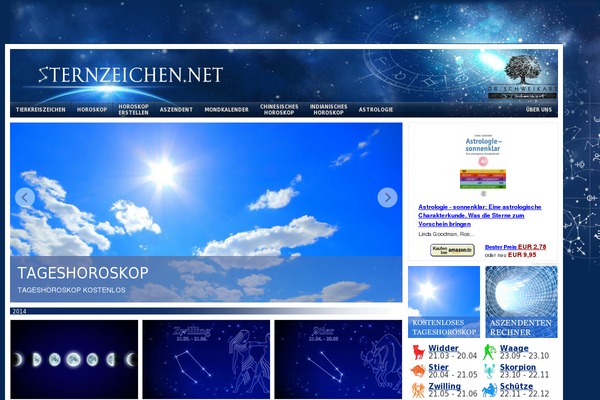 sternzeichen.net site used Networktheme-sternzeichen