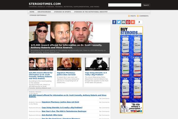 steroidtimes.com site used Arras Theme
