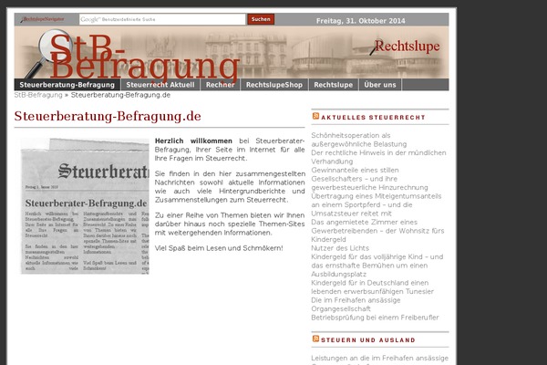 steuerberater-befragung.de site used Kanzleininja