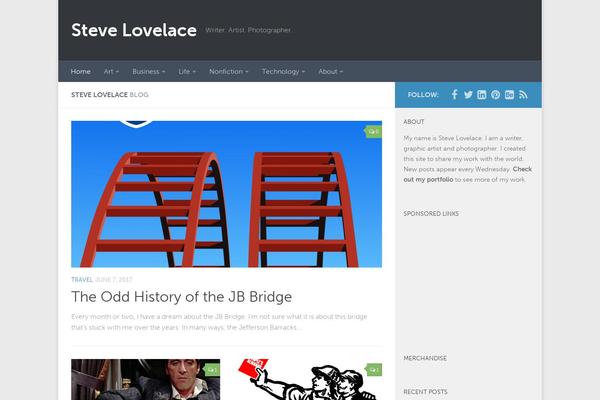 steve-lovelace.com site used Lovelace-2014