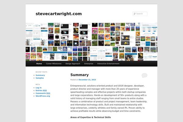 Semplice theme site design template sample