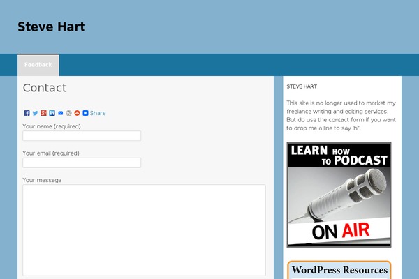 WordPress website example screenshot