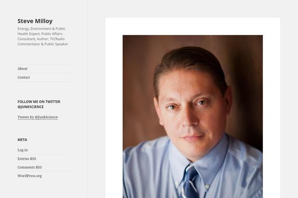 Twenty Twelve theme site design template sample