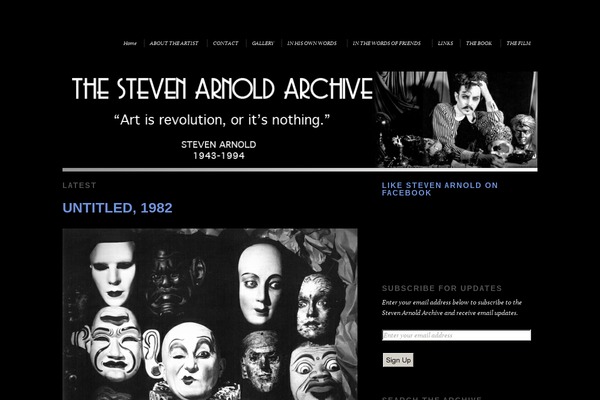 stevenarnoldarchive.com site used Stevenarnold