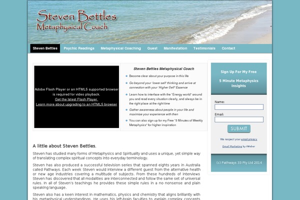 Hestia-child theme site design template sample