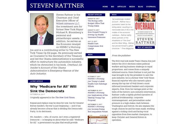 stevenrattner.com site used Srdotcom