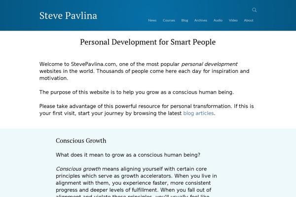 stevepavlina.com site used Bb-theme-child