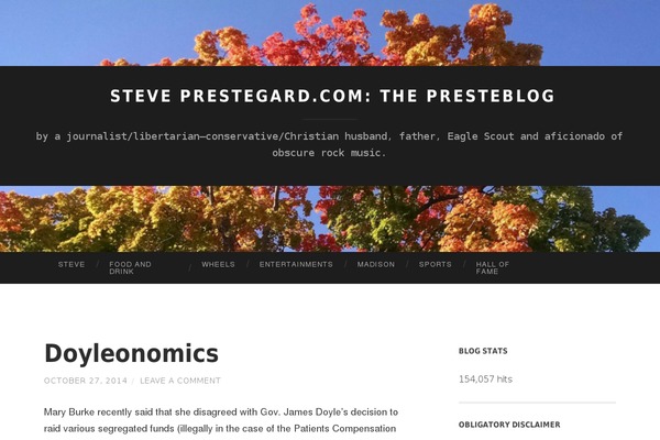 WordPress website example screenshot