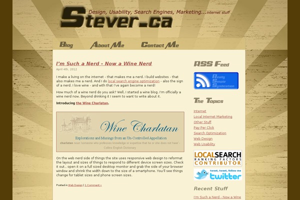 stever.ca site used Stever