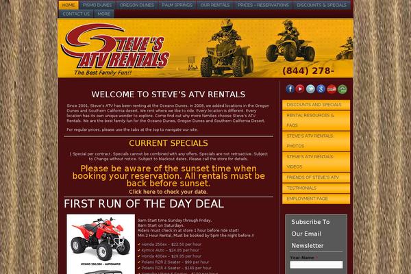stevesatvrentals.com site used Steves-atv