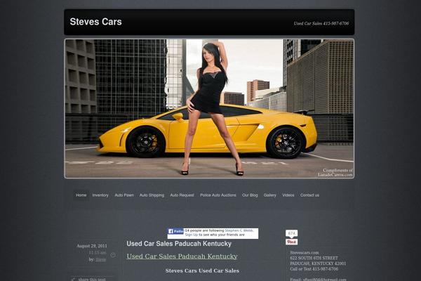 stevescars.com site used Storecommerce