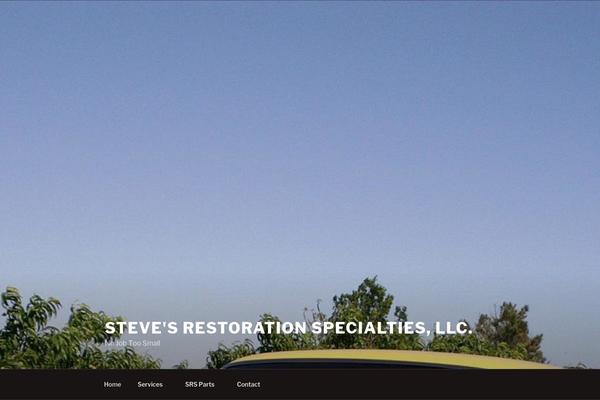 stevesrestoration.com site used Srs_theme