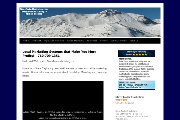 OceanWP theme site design template sample