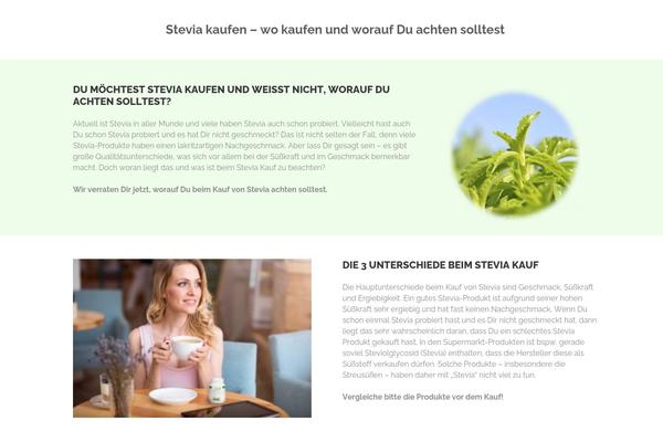 Stockholm theme site design template sample