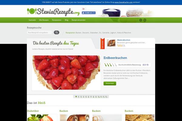 steviarezepte.org site used Inspirythemes-food-recipes-child
