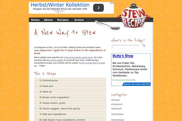 WordPress website example screenshot